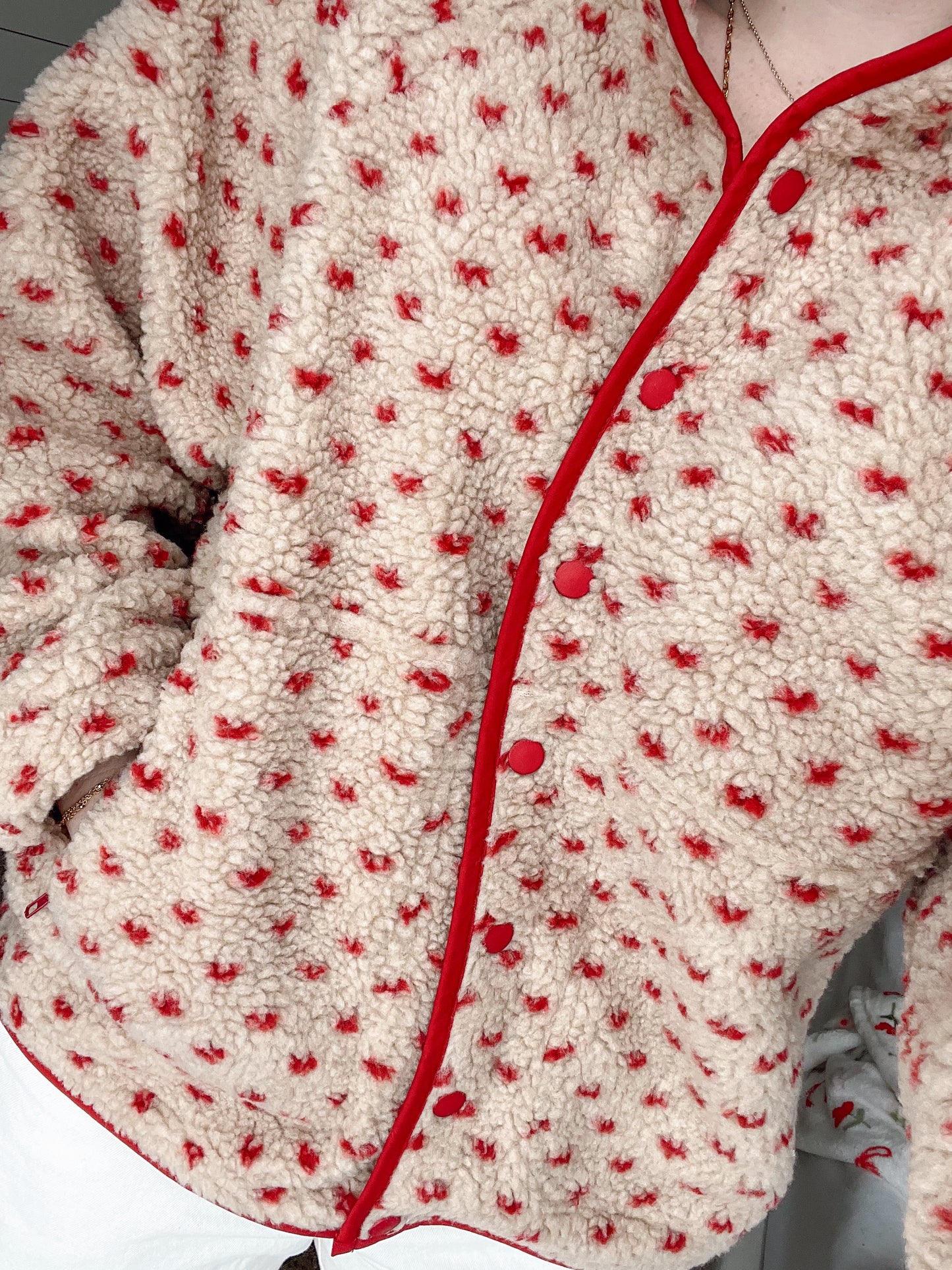 Hearts Fleece Jacket