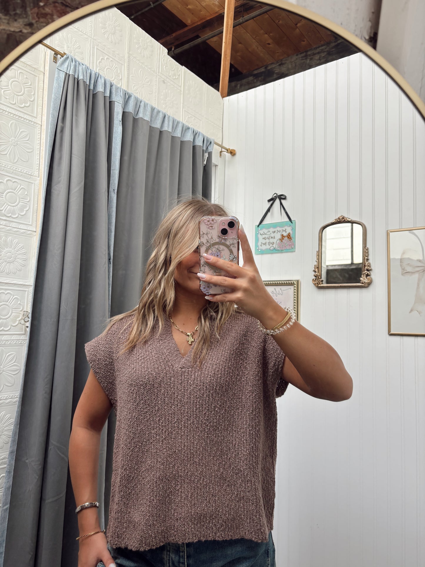 Mocha Musse Sweater Top