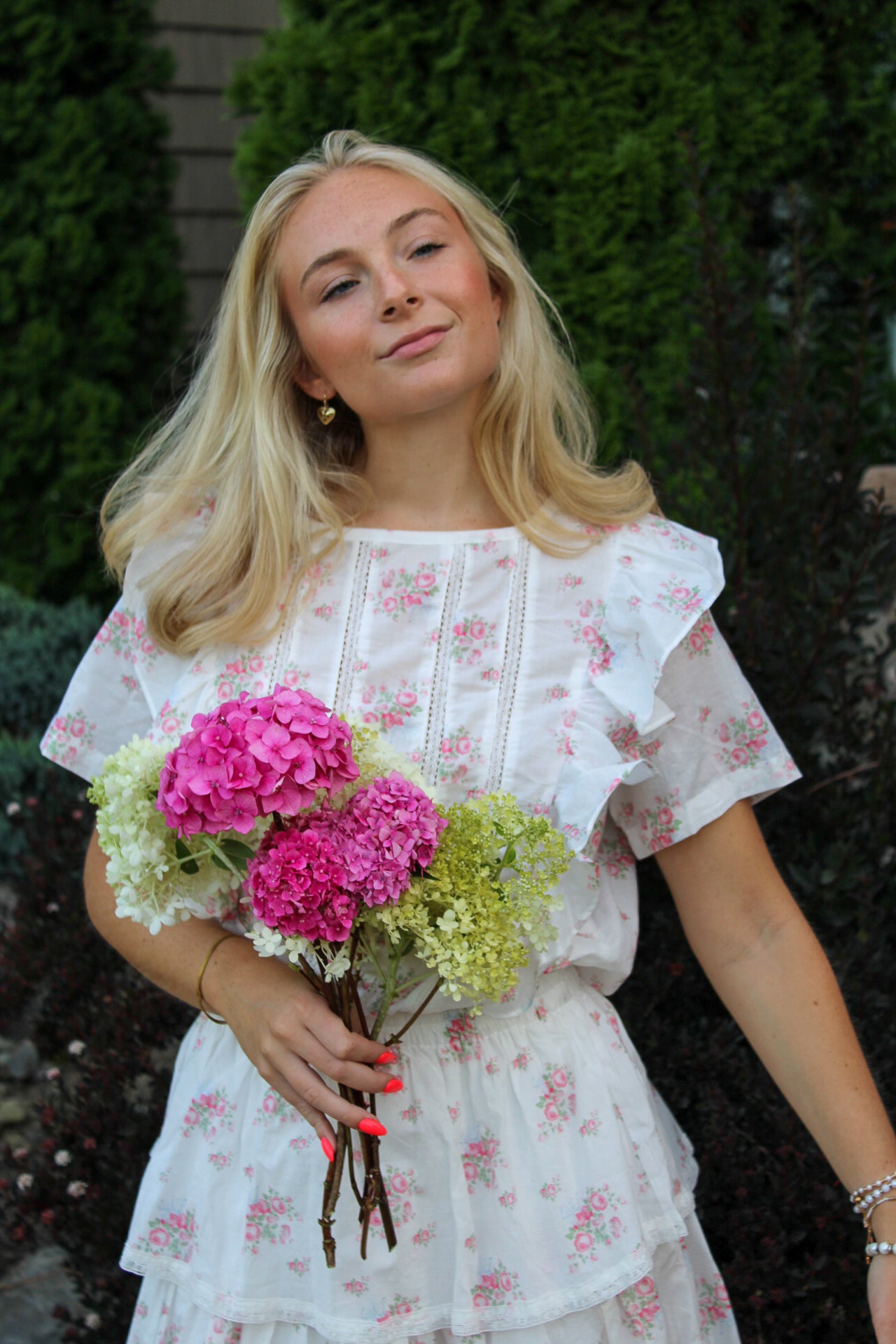 Sweet Romance Floral Mini Dress