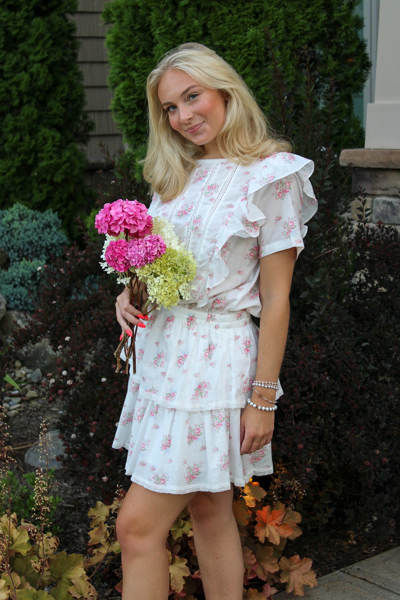 Sweet Romance Floral Mini Dress