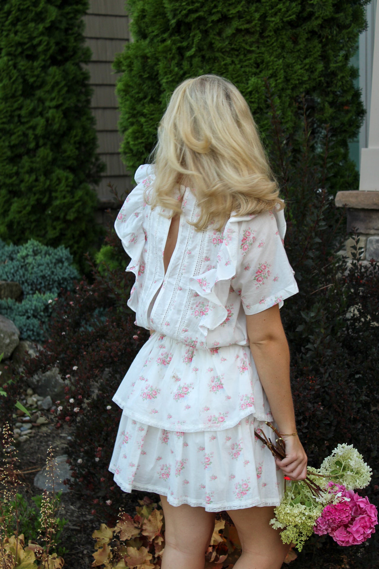 Sweet Romance Floral Mini Dress