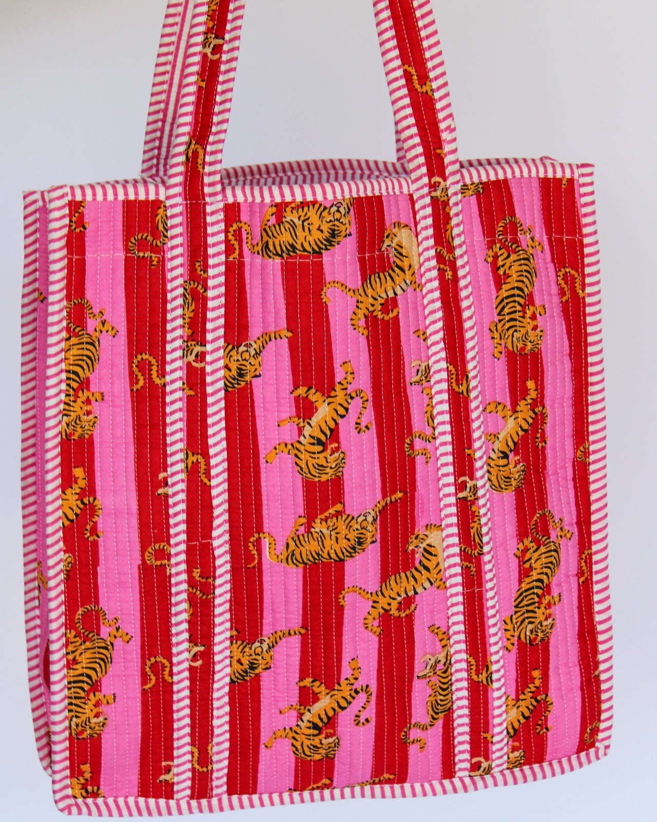Tiger Lily Quilted Bag