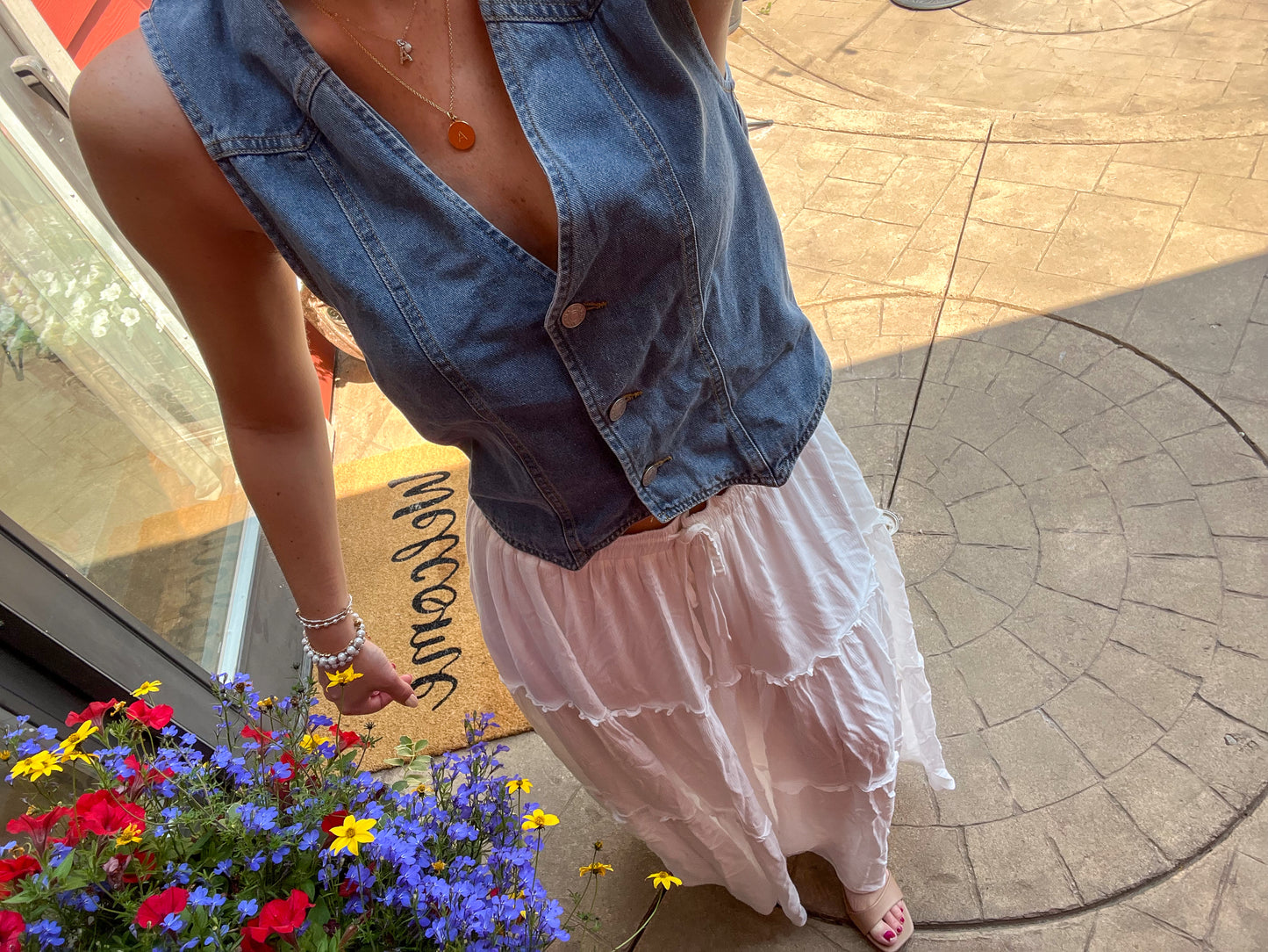 Evelyn Denim Vest