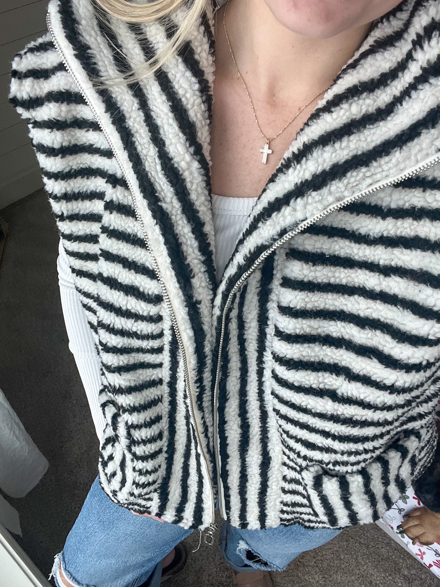 Winter Striped Vest