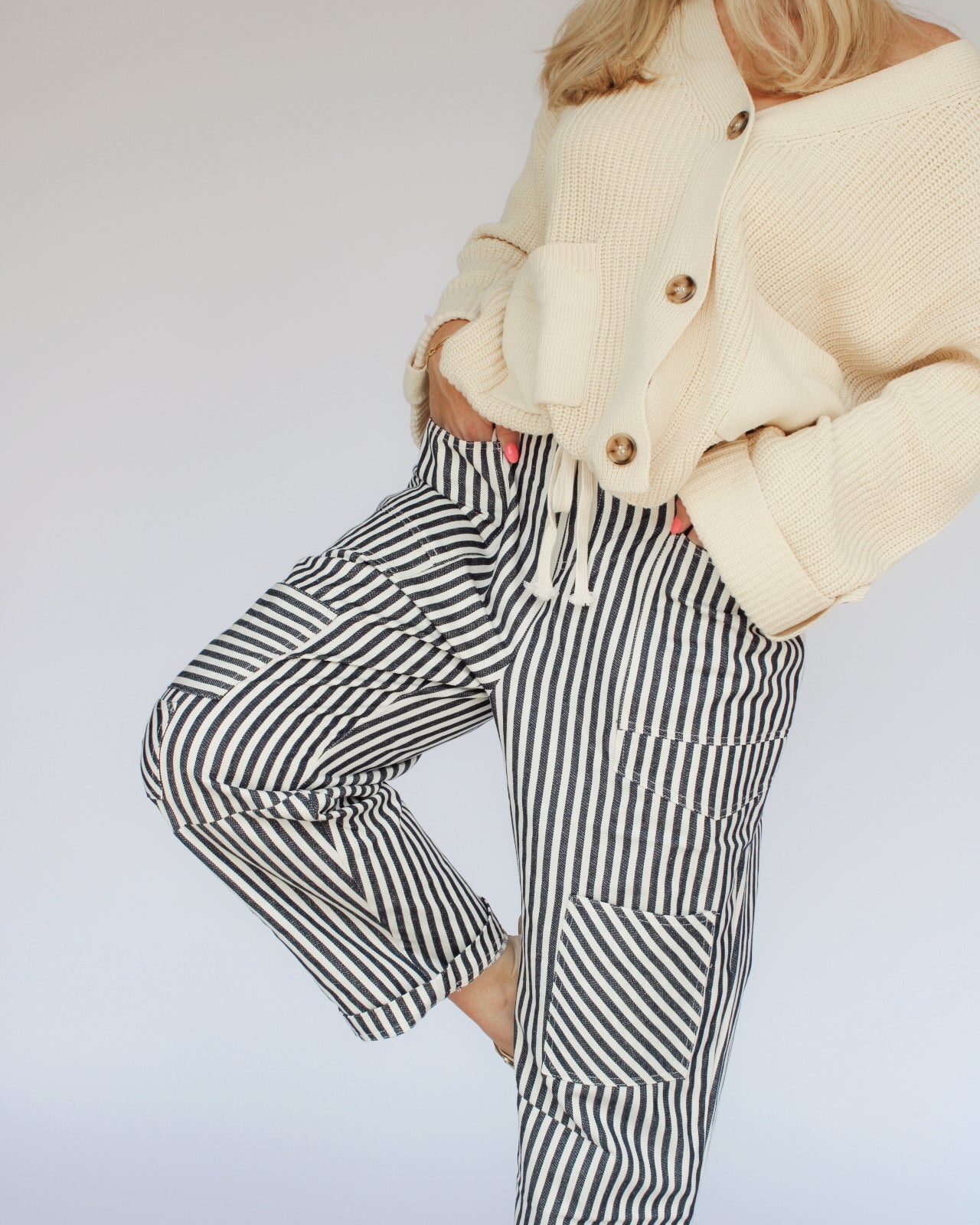 Sadie Striped Patch Pants