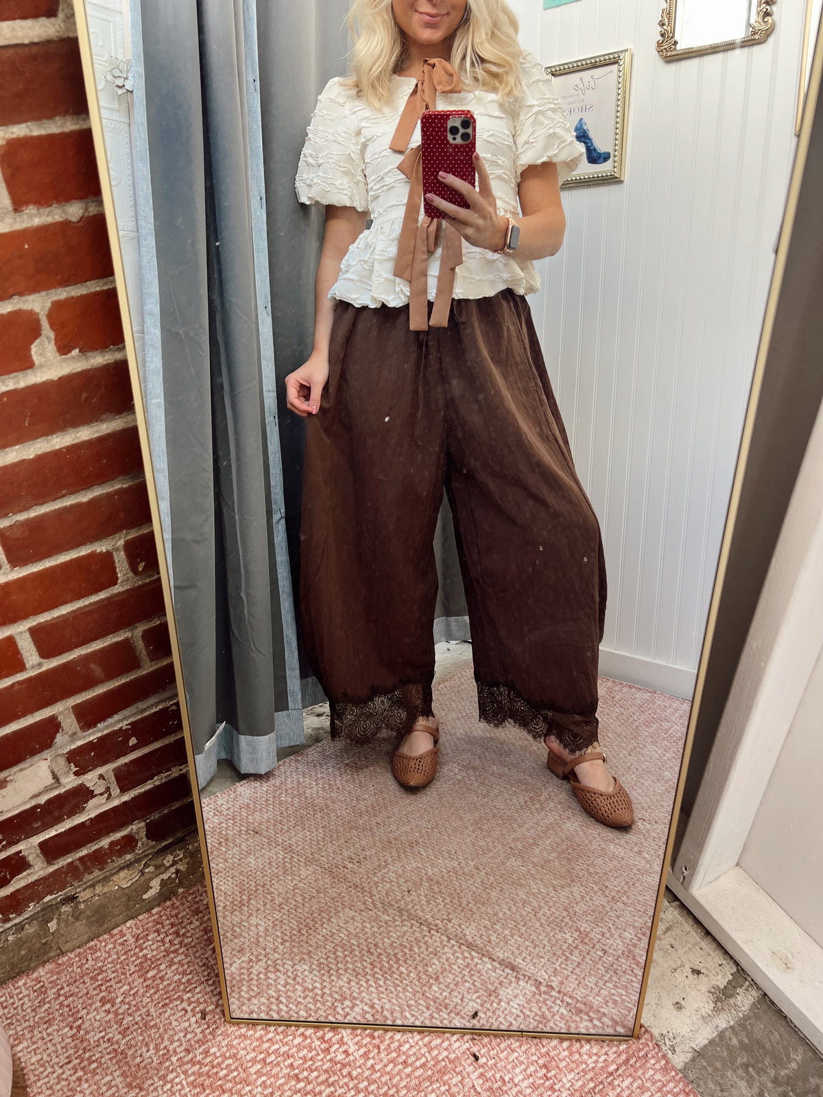 Vintage Mocha Balloon Pant