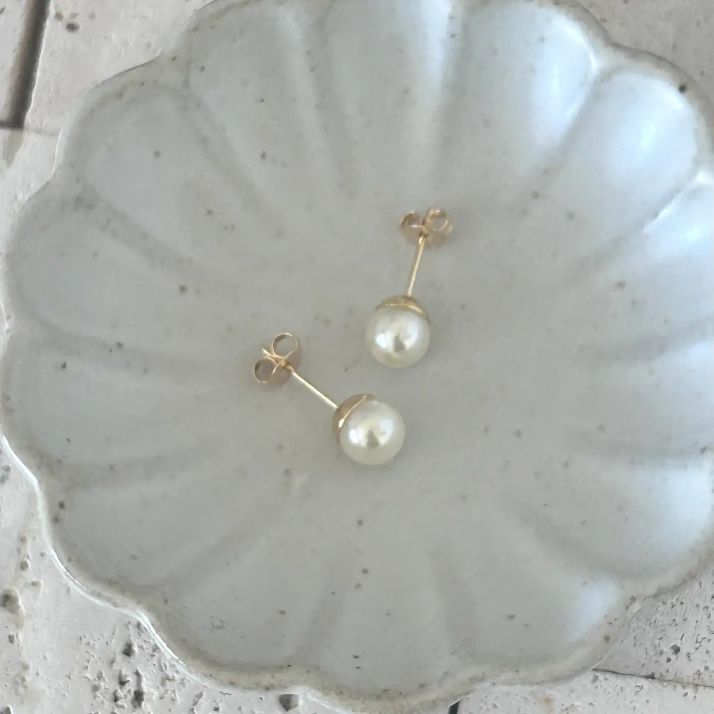 Pearl Stud Earrings
