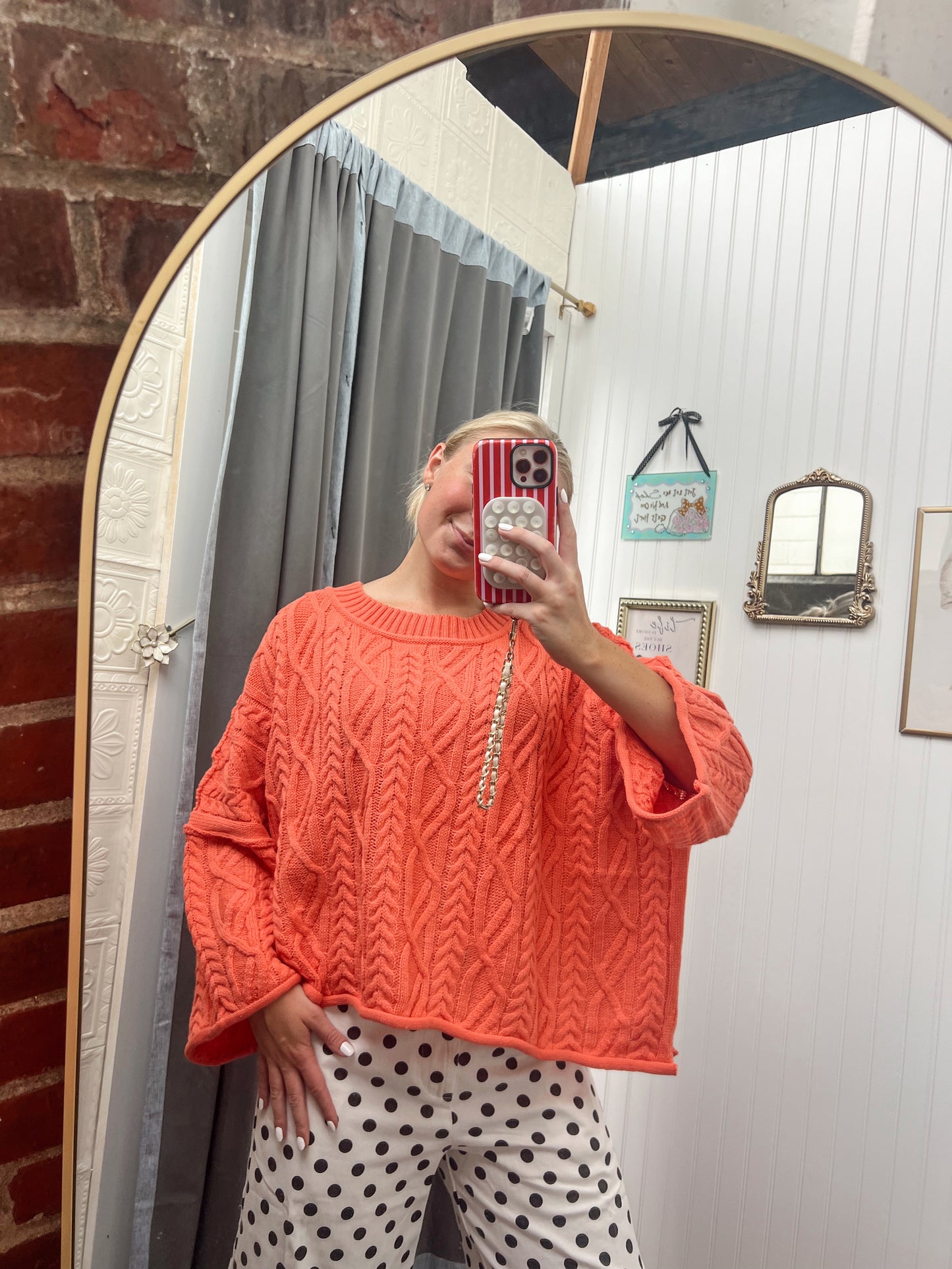 Coral Sweater