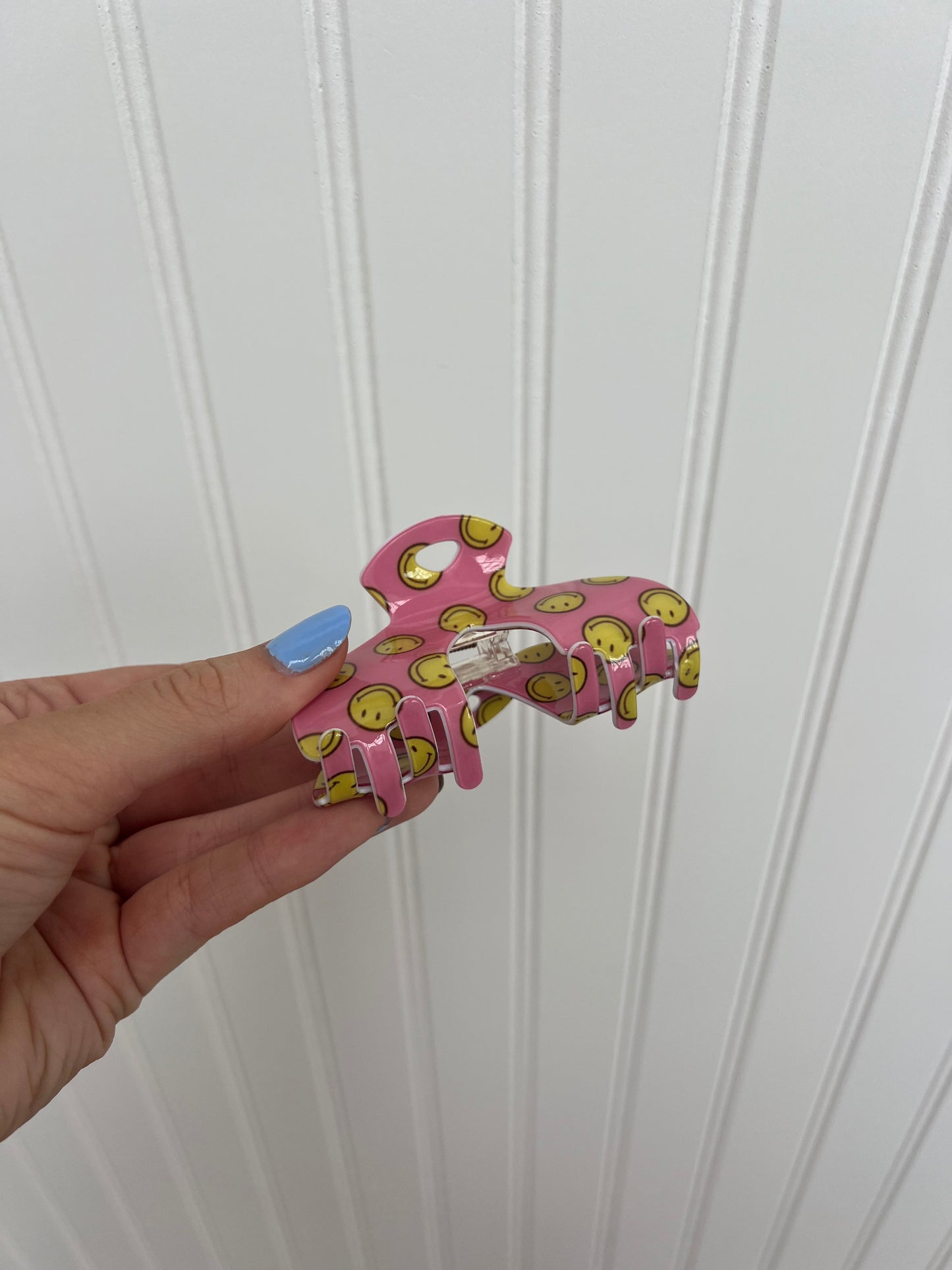 Smiley Face Claw Clip