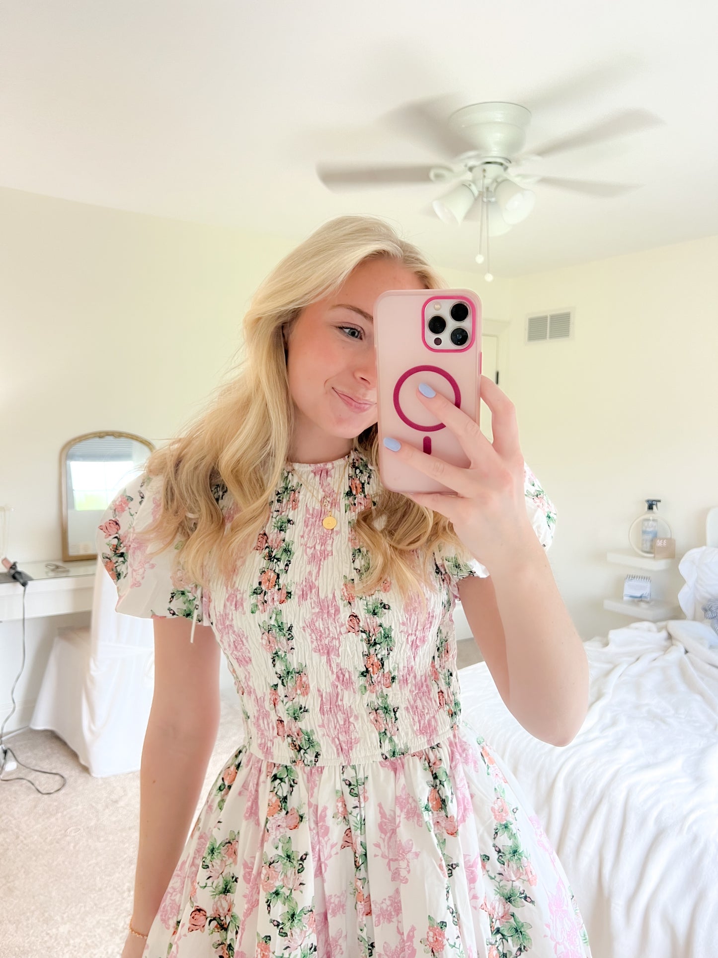 Garden Party Smocked Dress