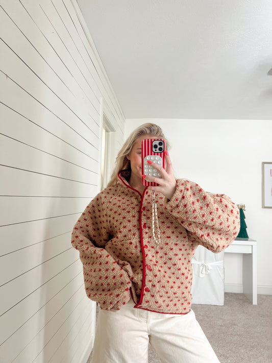 Hearts Fleece Jacket