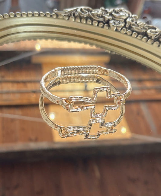 Cross Cuff Bracelet