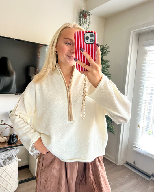 November Half Zip Sweater