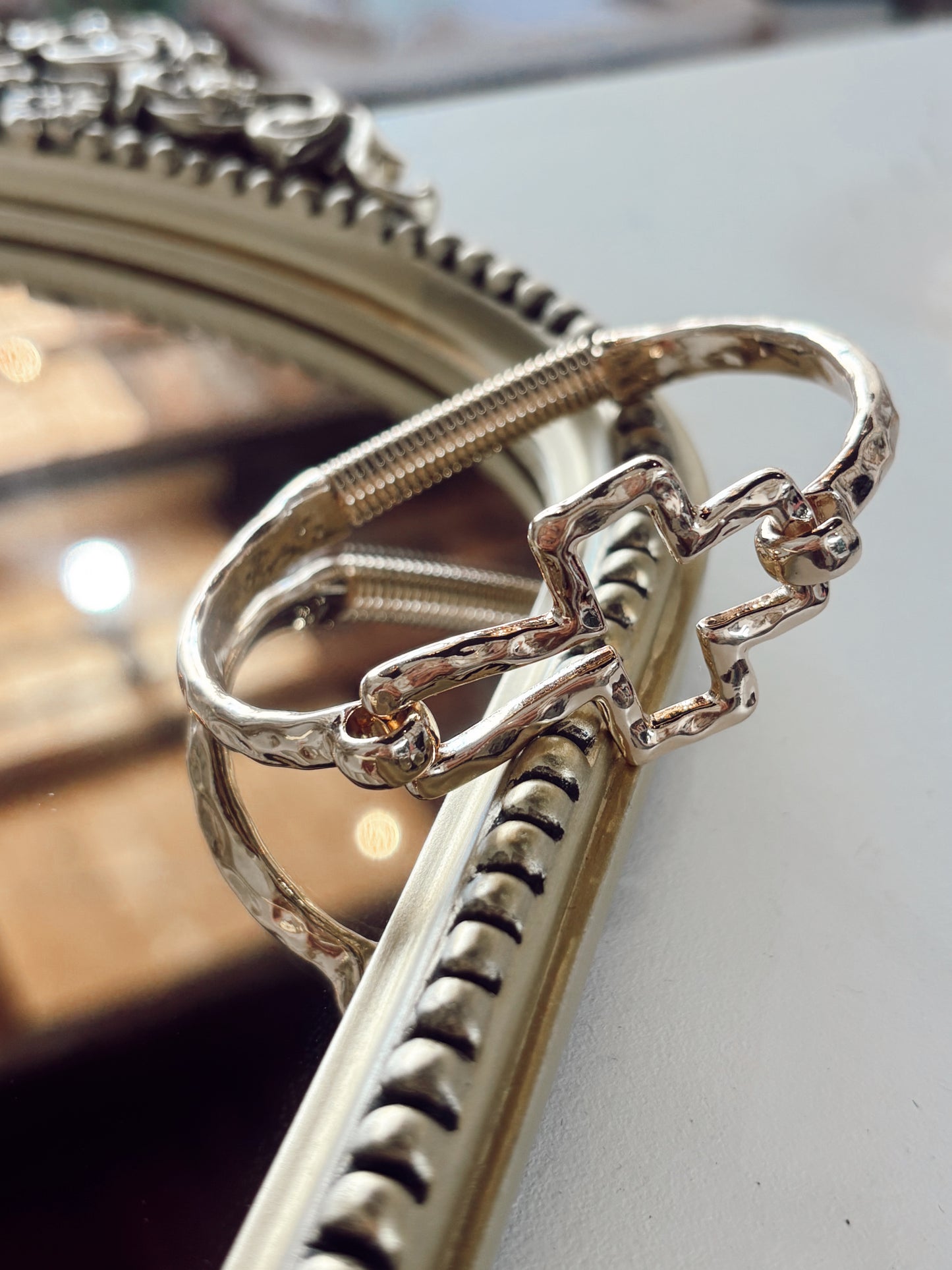Cross Cuff Bracelet