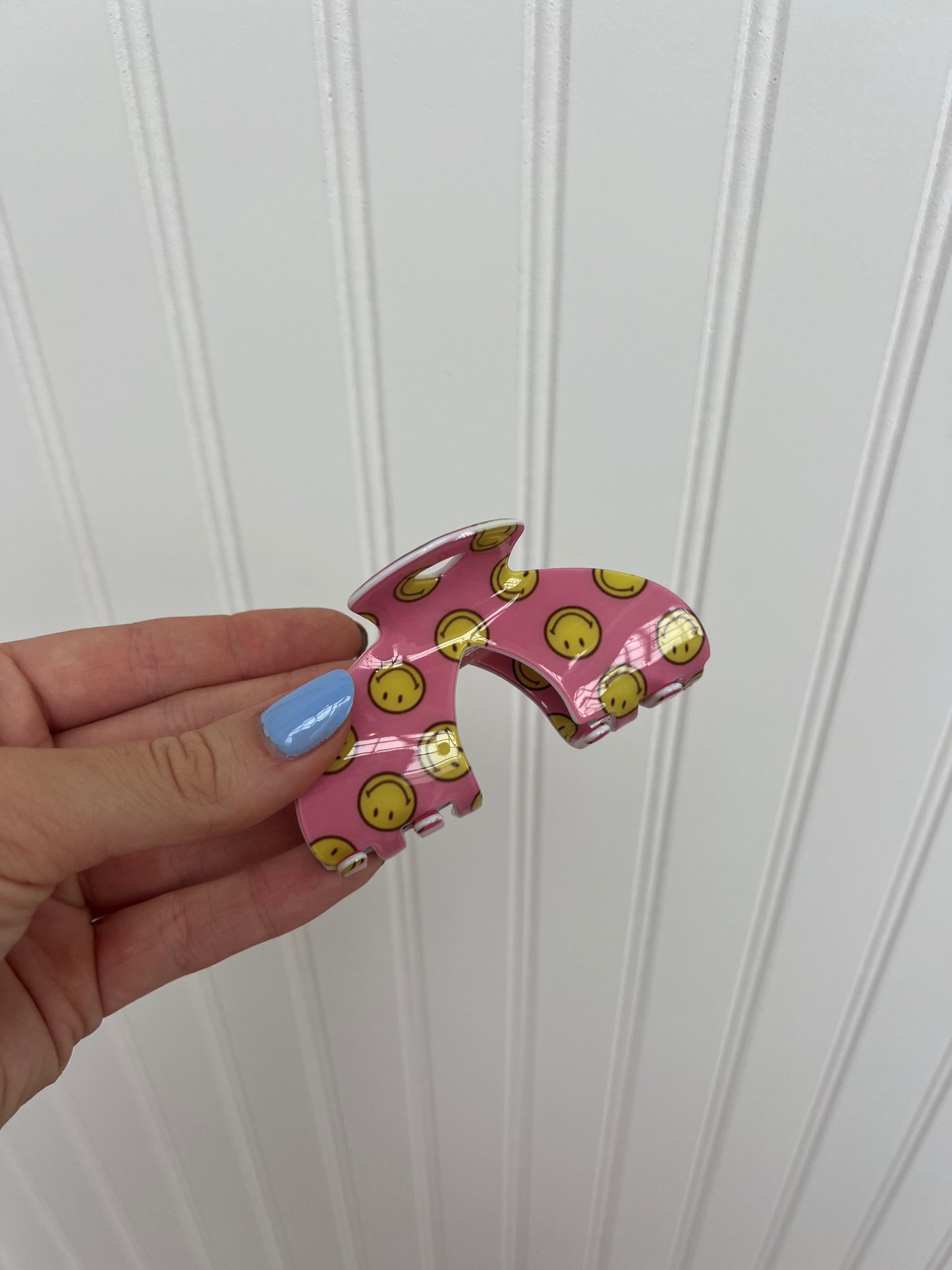 Smiley Face Claw Clip