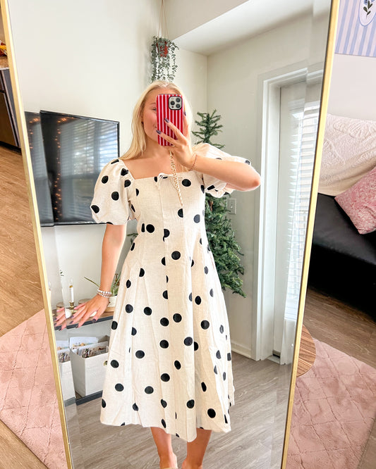 Pretty in Polka Dots Dress