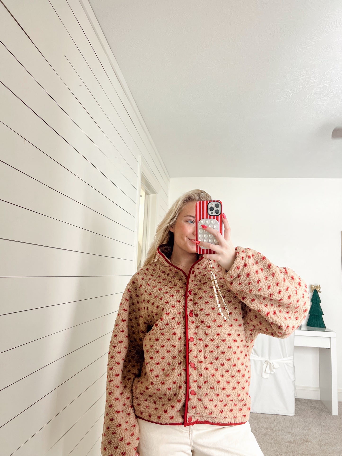 Hearts Fleece Jacket