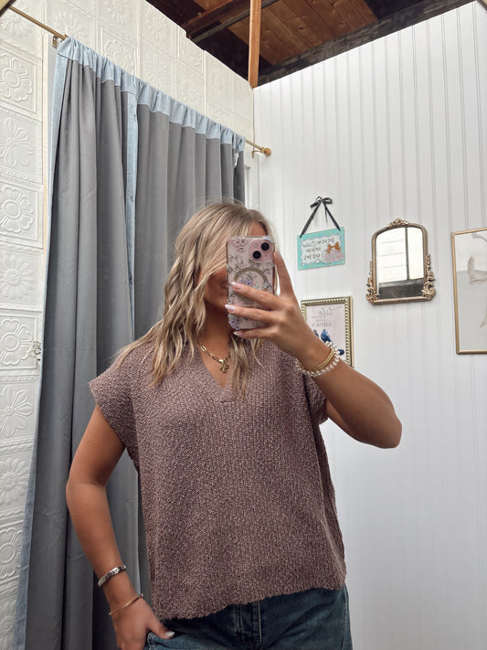 Mocha Musse Sweater Top