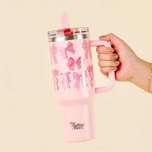 Blushing Bows Tumbler