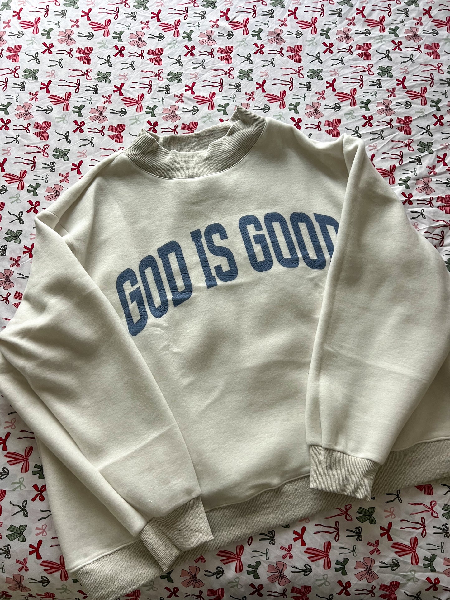"Jesus & God Is Good" Reversible Mockneck