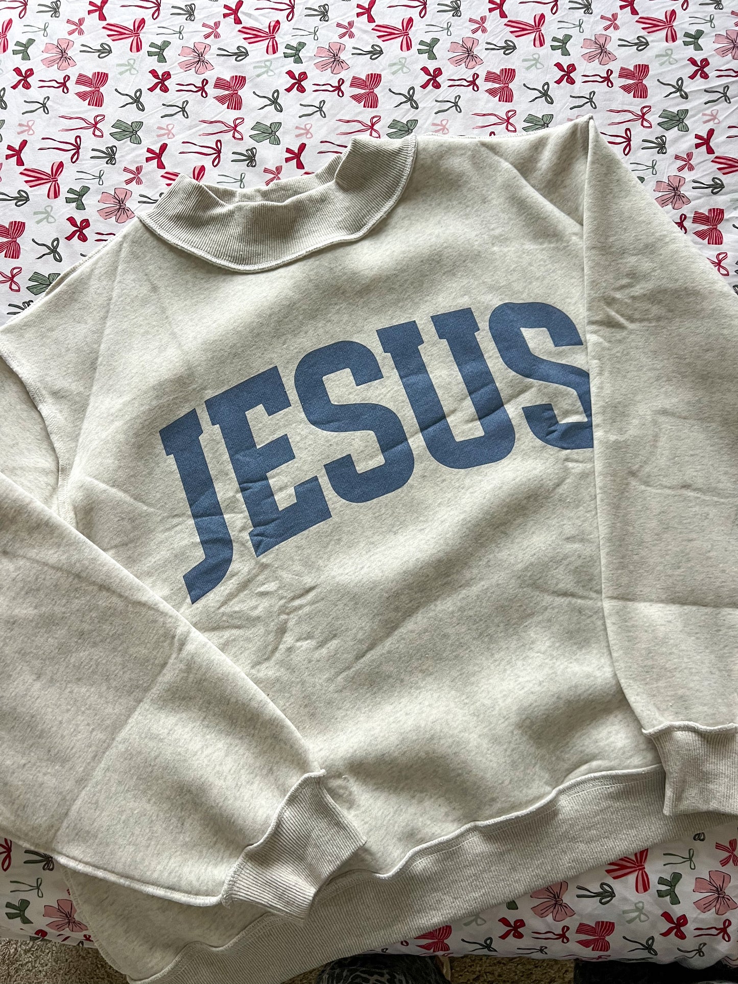 "Jesus & God Is Good" Reversible Mockneck