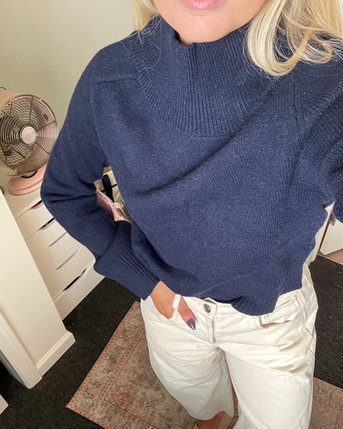 Sea Blue Sweater