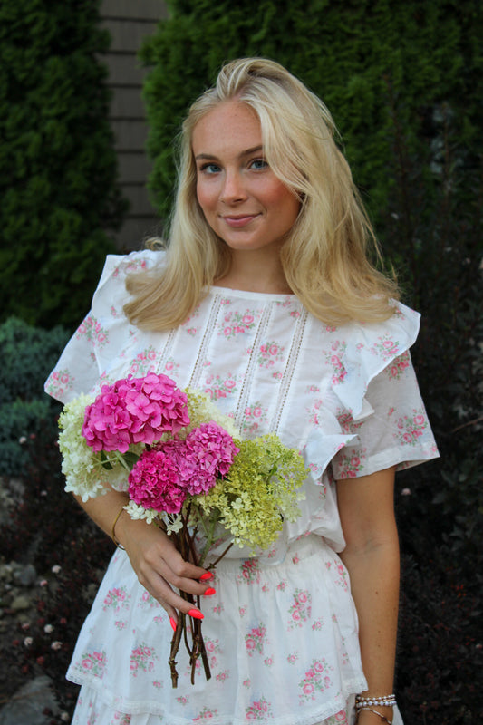 Sweet Romance Floral Mini Dress