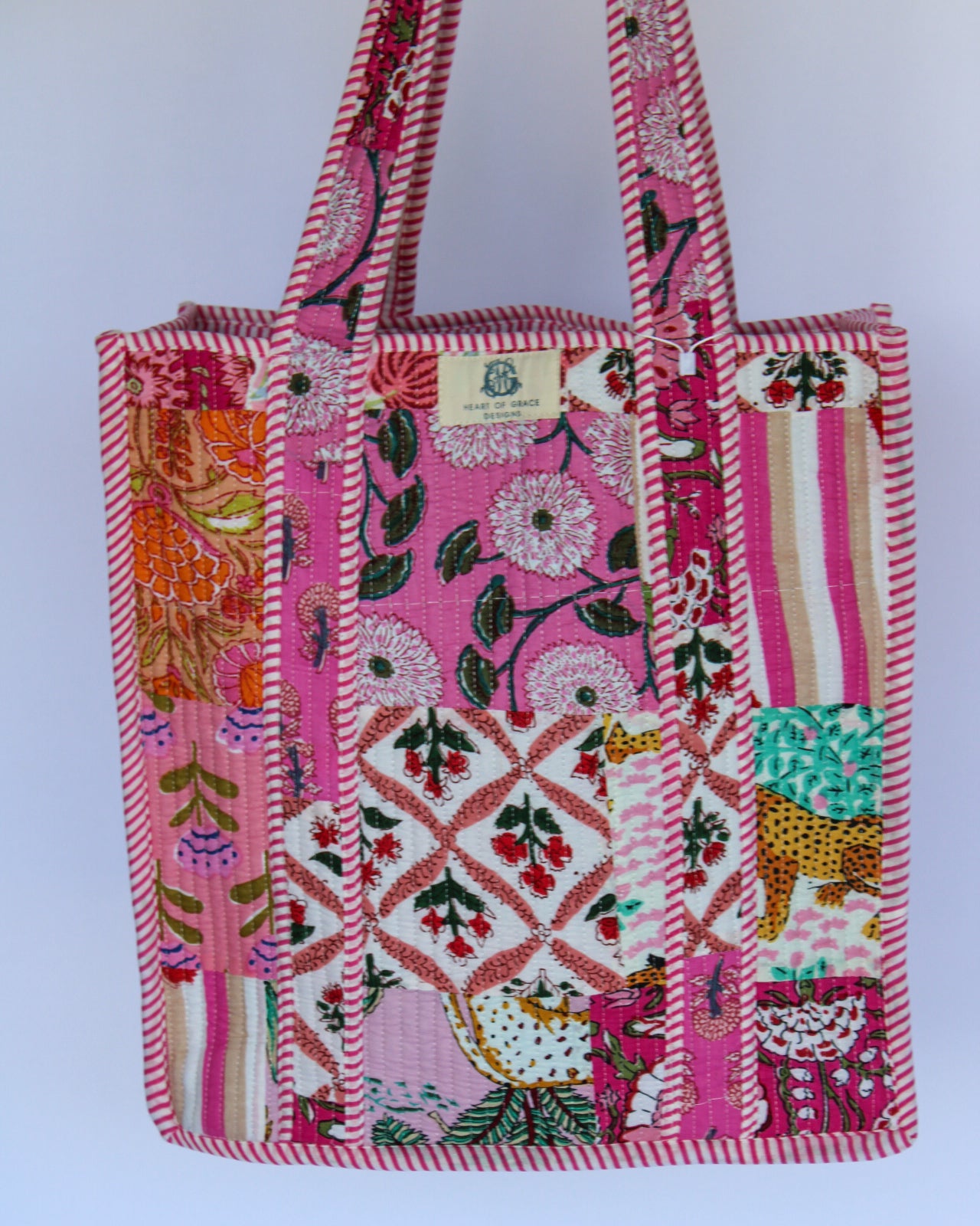 Pink City Quilted Bag