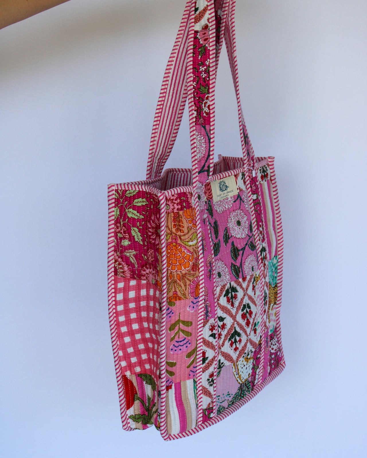 Pink City Quilted Bag