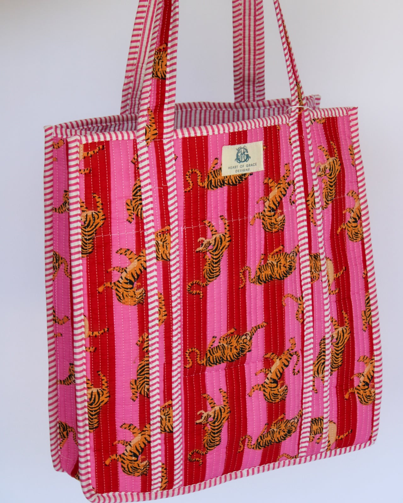 Tiger Lily Quilted Bag