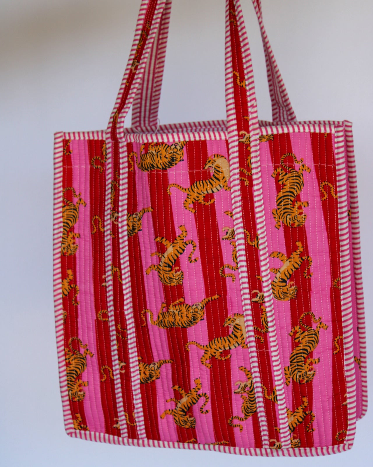 Tiger Lily Quilted Bag