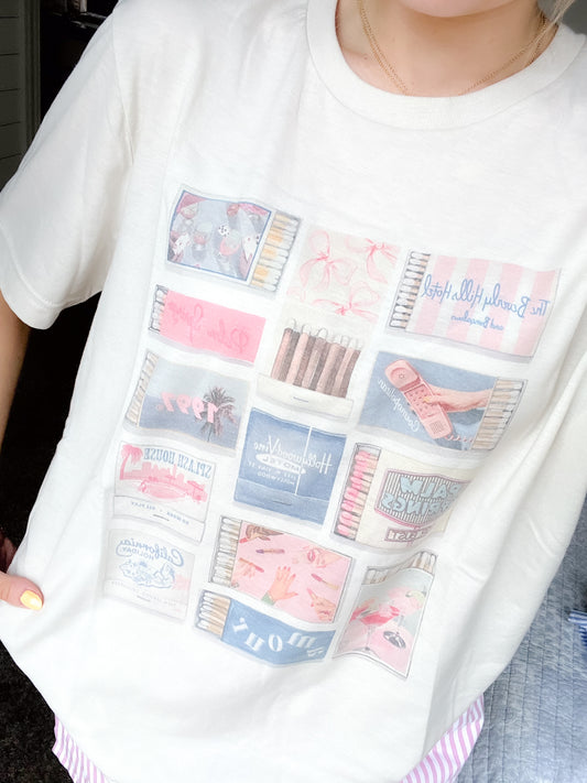 Pink Coastal Tee
