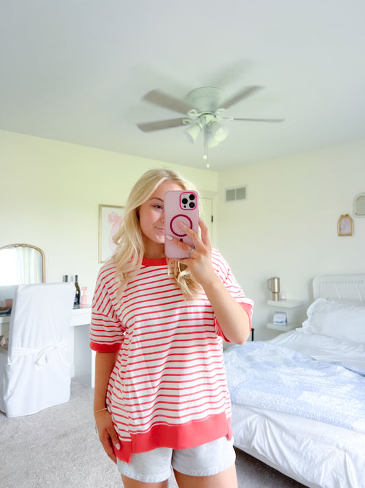 Sundaze Coral Top