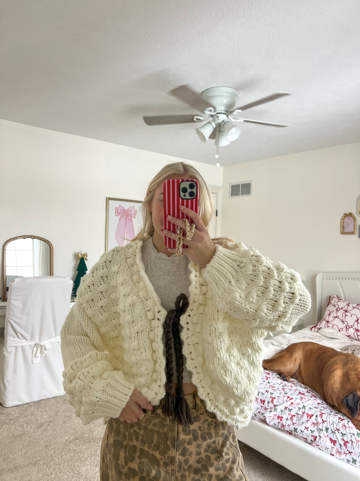 Puff Sleeve Cardigan