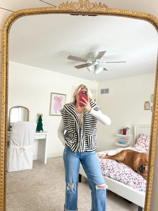 Winter Striped Vest