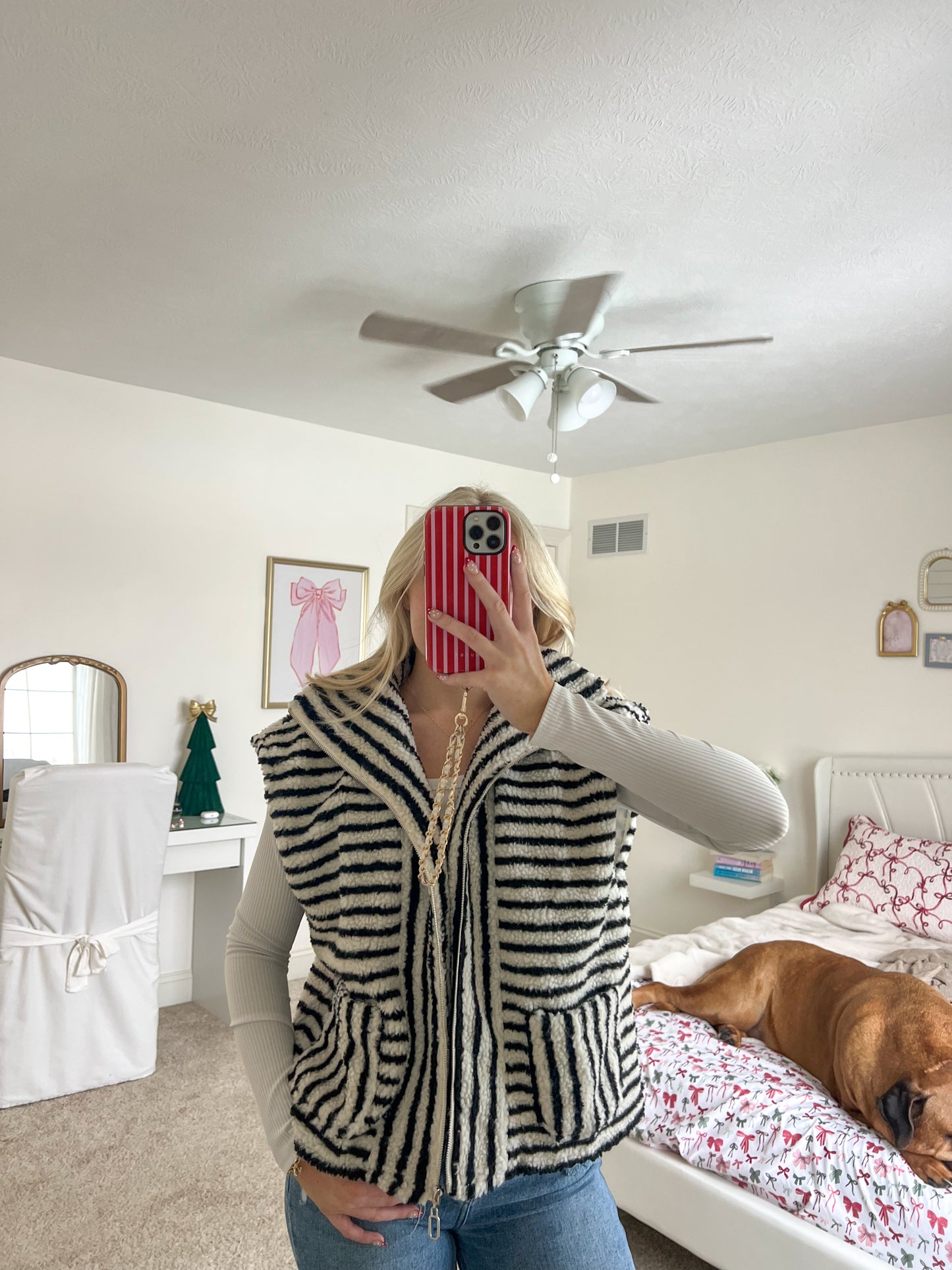 Winter Striped Vest