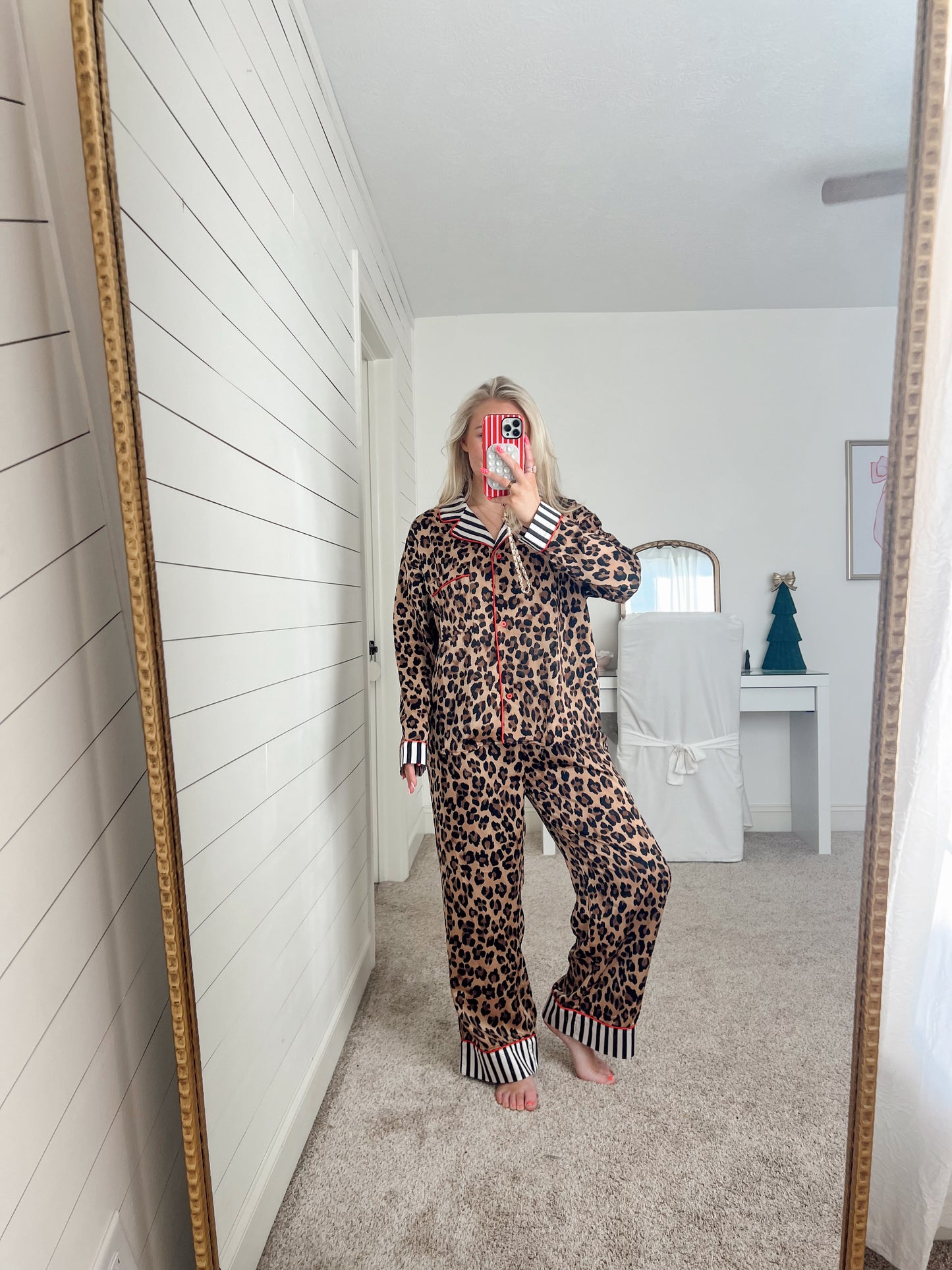 Slone Satin PJ Set