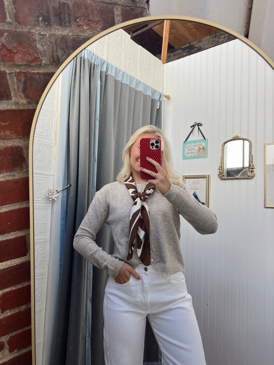 Zebra Silk Bandana Scarf