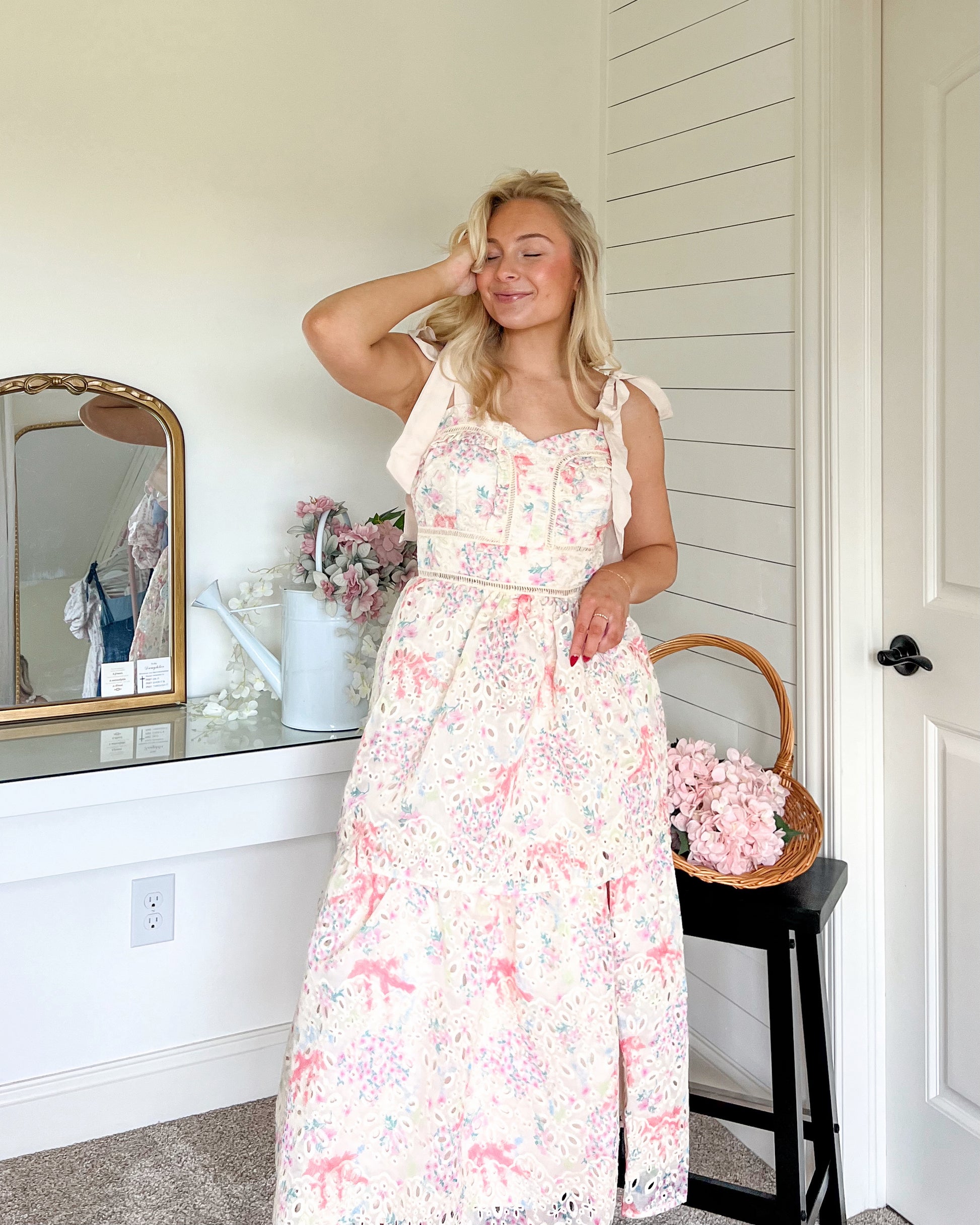 daisy maxi dress Would you wear it with or without the belt ? Daisy Maxi Dress , N49,500 , Same Day Delivery