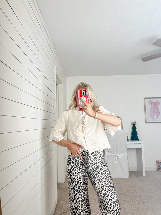 Magnolia Leopard Print Jeans