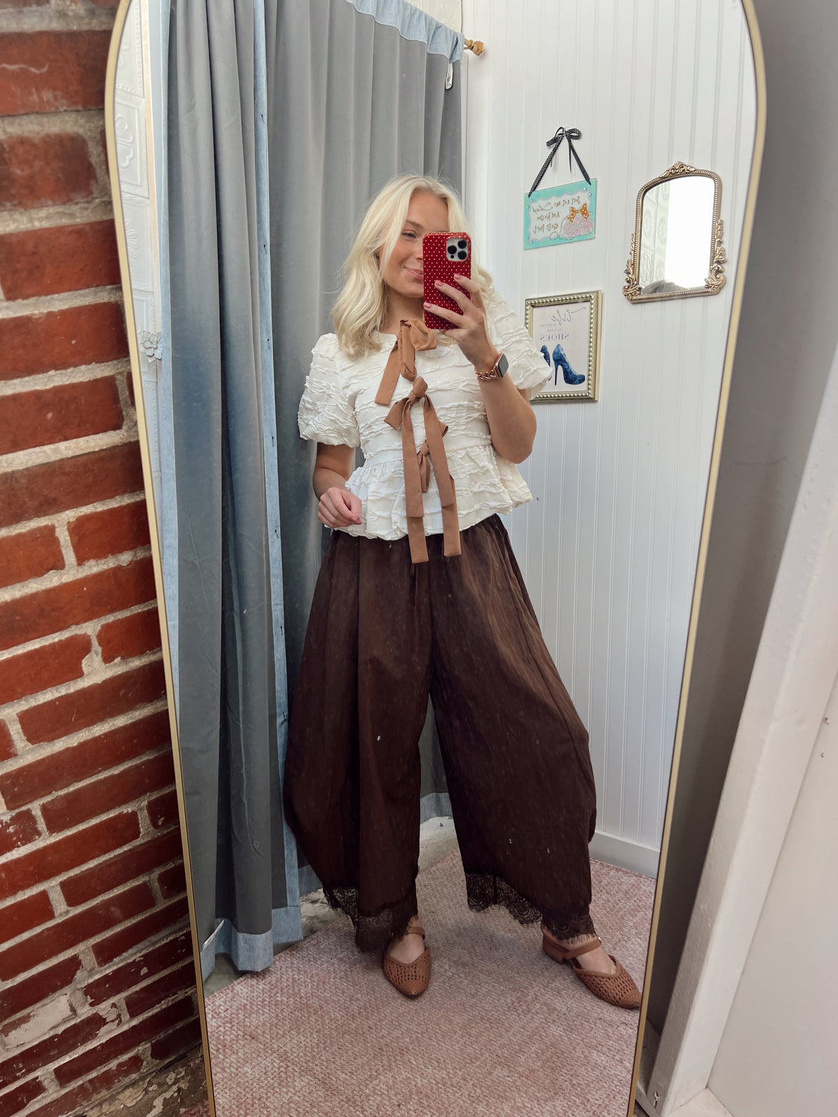 Vintage Mocha Balloon Pant