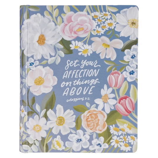 Blue Floral KJV Note-Taking Bible