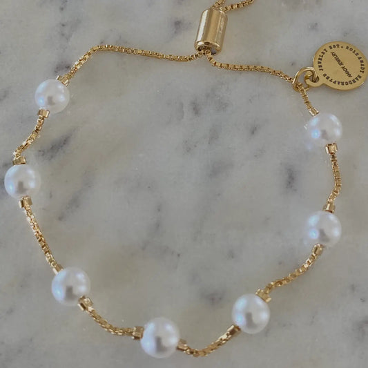 Pearl Adjustable Bracelet