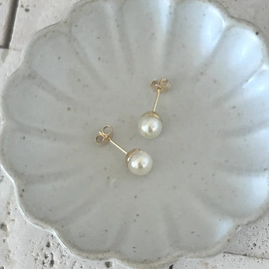 Pearl Stud Earrings